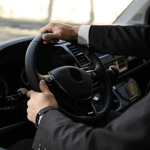 Chauffeur driven minibus hire